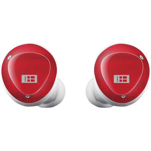 Denmark Soccer Flag Galaxy Buds Plus Skin